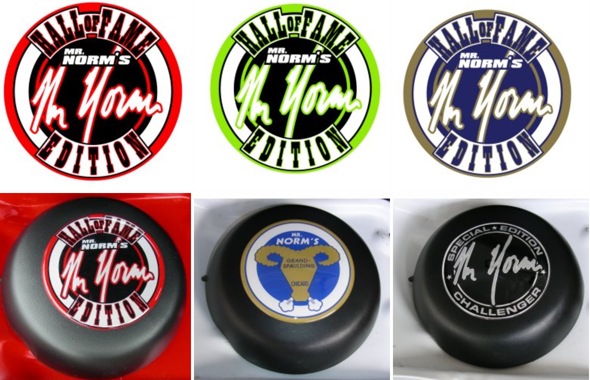 Mr. Norm Black Special Edition Strut Cap Decals